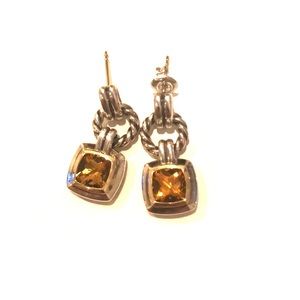 David Yurman Citrine Earrings